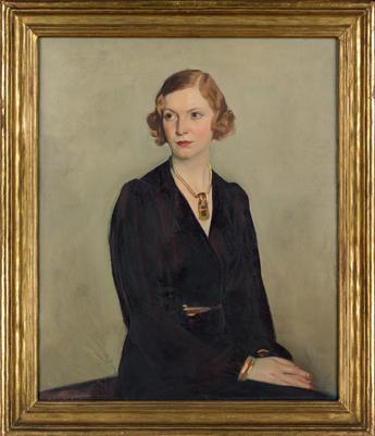 LEOPOLD SEYFFERT Portrait of Bobbi Vernon (Mrs. Leopold Seyffert).